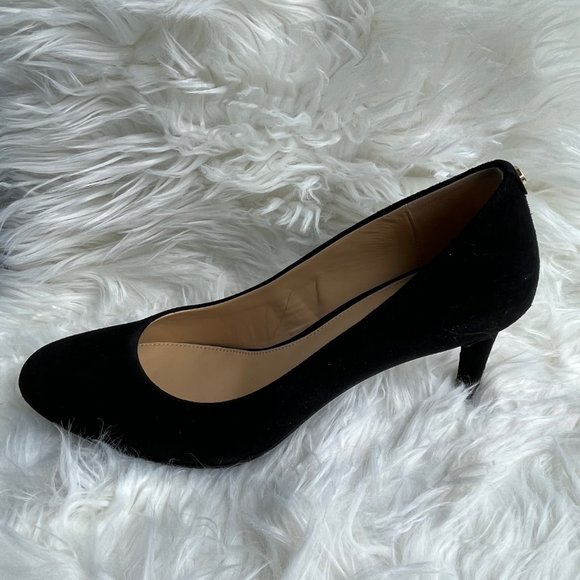 💫 LIKE NEW Michael Kors Jenna Suede Flex Pump (black, size 8.5) 👠 - Picture 2 of 6